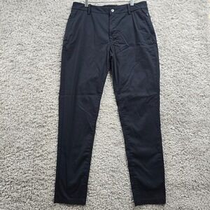 Bird Dogs Pants Mens 34x32 (Fits 32x31) Blue Chino Lined Slim Comfort Officewear